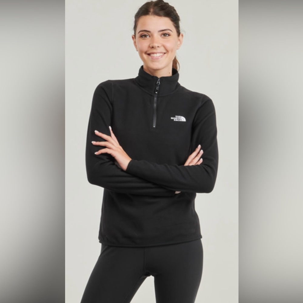 The North Face Women's Black Quarter-Zip Sweatshirt